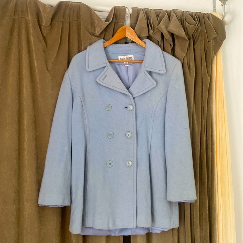 Light blue Marvin Richard’s double breasted jacket